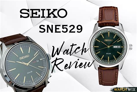 Seiko Sne Watch Hands On Review Solar Powered Dark Green Sunray