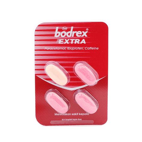 Jual Bodrex Extra Kaplet Mengatasi Sakit Kepala Migrain Shopee