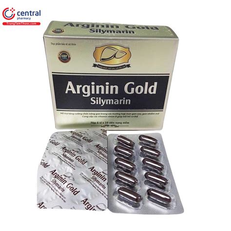 Thuốc bổ gan Arginin Gold Silymarin Đại Uy Tăng cường chức năng gan