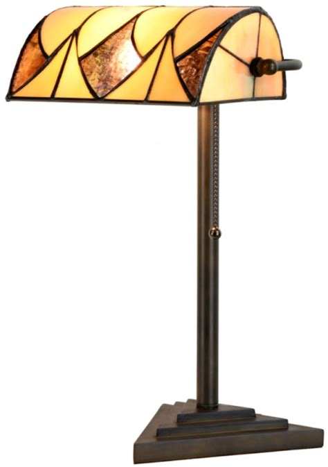 Casa Padrino Luxury Tiffany Table Lamp Black Yellow 22 X 14 5 X H 42