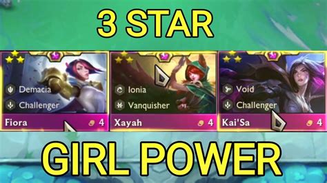 Girls Star Ft Fiora Xayah Kai Sa Tft Set