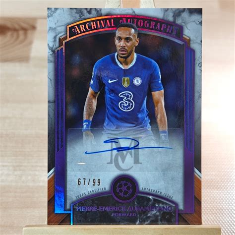 【目立った傷や汚れなし】99枚限定 ピエール＝エメリク・オーバメヤン 2022 23 Topps Museum Collection Uefa