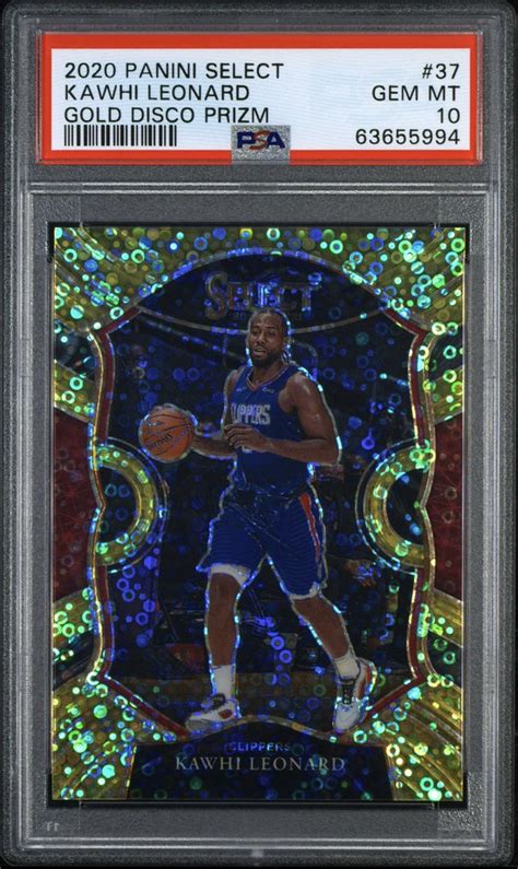 Kawhi Leonard Select Concourse Gold Disco Psa Flickr