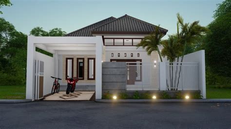 Garasi Samping Rumah Model Desain Id