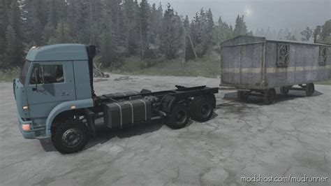 Kamaz Truck V Mod For Mudrunner At Modshost Three Axle