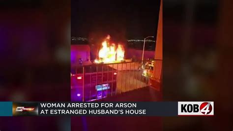 Video Shows Woman Setting Estranged Husbands House On Fire Youtube