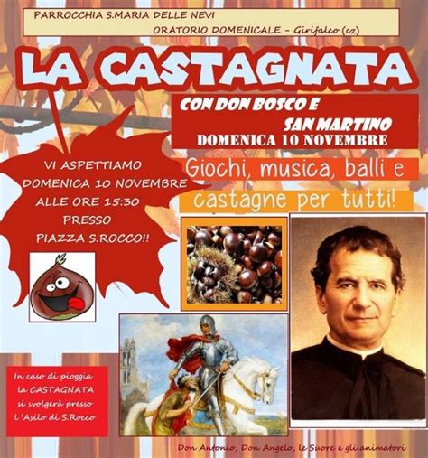 Festa Della Castagnata Con Don Bosco E San Martino L Appuntamento