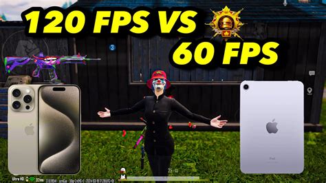 120 Fps Vs 60 Fps Comparison In Pubg Mobile Ipad Mini 6 Pubg Test 60