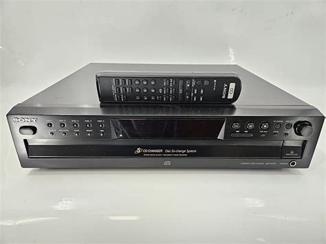 Sony Cdp Ce Disc Changer Cd Player With Remote Tested Reverb