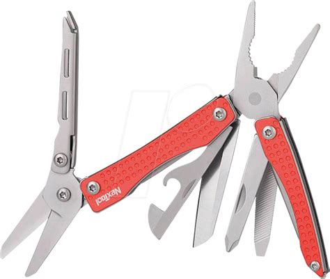 NXT NE20051: Multitool Nextool Mini Flagship, 10-in-1, red at reichelt ...
