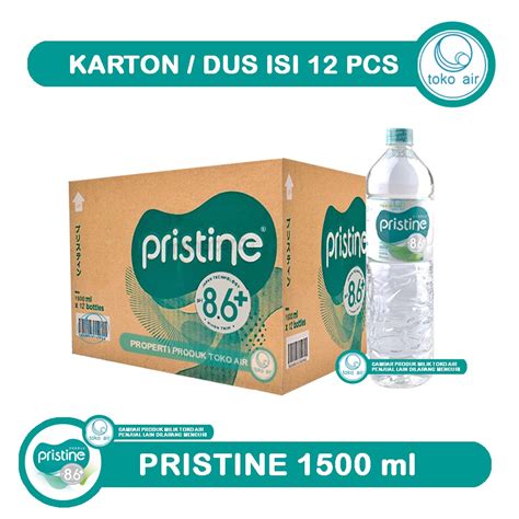 jual pristine  ml air minum ph tinggi shopee indonesia