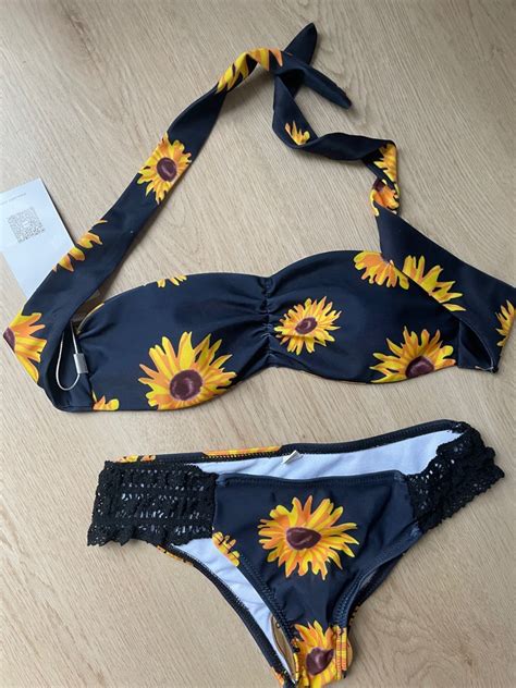 Sunflower Bikini Women S Fashion Swimwear Bikinis Swimsuits On Carousell