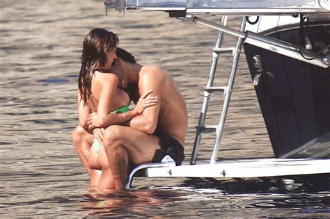 Belen Rodriguez Exposing Her Nice Big Tits While Making Out With Boyfriend On Be Porn Pictures