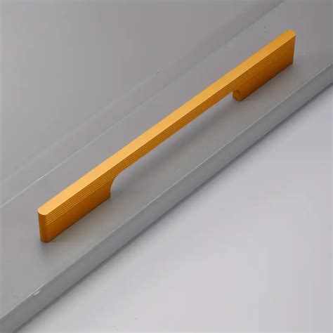 Modern Minimalist Golden Black Aluminum Alloy Wardrobe Door And Drawer Cabinet Handles Temu