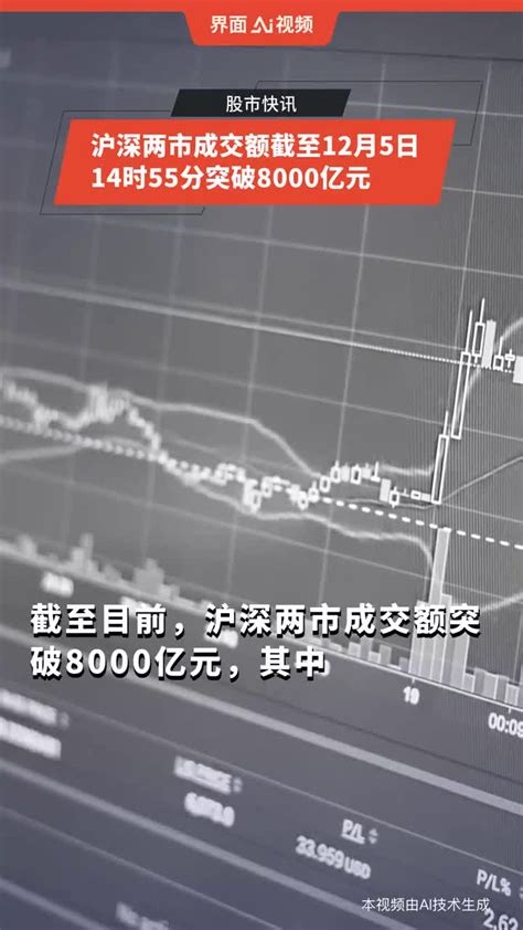 沪深两市成交额截至12月5日14时55分突破8000亿元沪深两市沪市新浪新闻