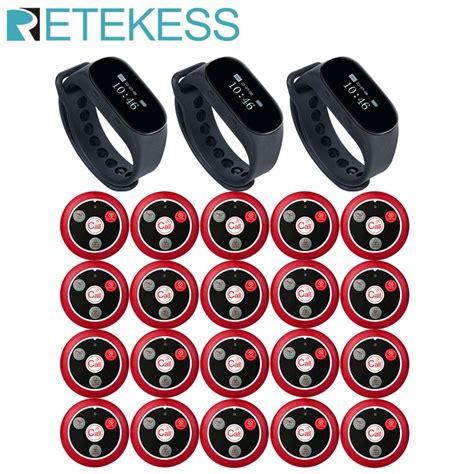 Retekess Td112 Wireless Waiter Calling System Restaurant Pager Ipx7