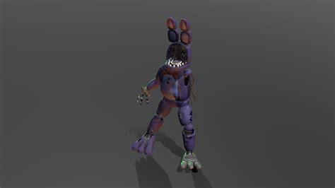 Fnaf Help Wanted Withered Bonnie Download Free 3d Model By Ultmateslayer Funkin Boombox