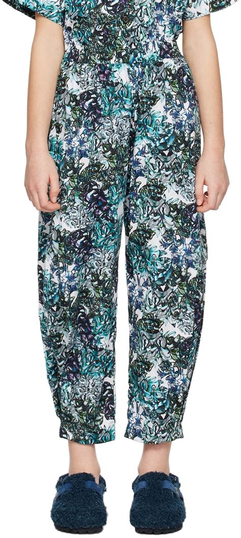 Enfant Pantalon Elle Bleu Exclusif Ssense France Par Kika Vargas