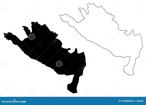 Ninh Binh Province Map Vector Stock Vector - Illustration of continent ...