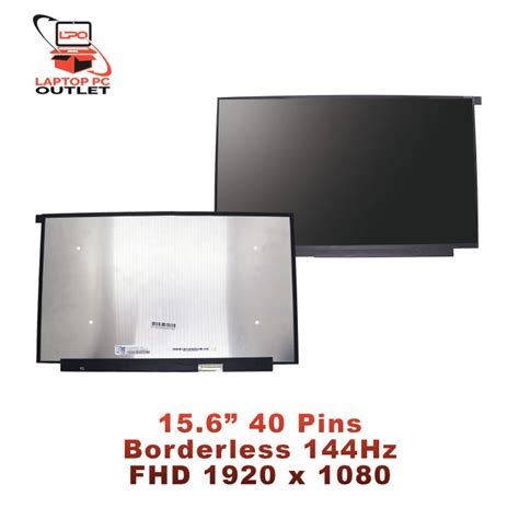 LPO Laptop LCD Screen NV156FHM NY4 15 6 40 Pins Borderless FHD