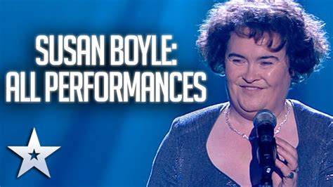 All Of Susan Boyle S Iconic Bgt Performances Britain S Got Talent