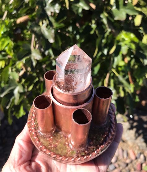 Orgone Powerful Chem Buster W Copper Elite Shungite Lg Etsy