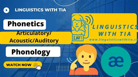 Articulatory Phonetics Acoustic Phonetics Auditory Phonetics Youtube