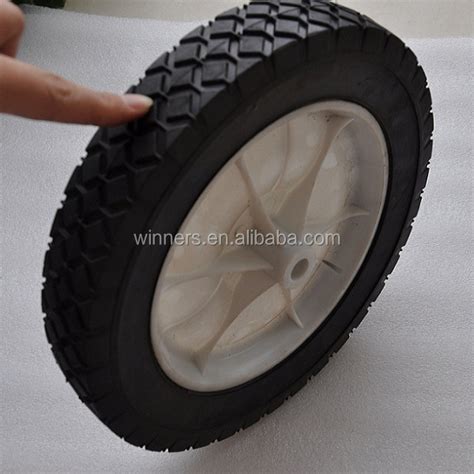 10 Inch Plastic Solid Rubber Cart Wheels Buy Solid Rubber Toy Wheels