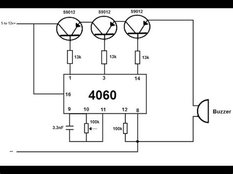 Ic 4060 Timer Circuit Diagram