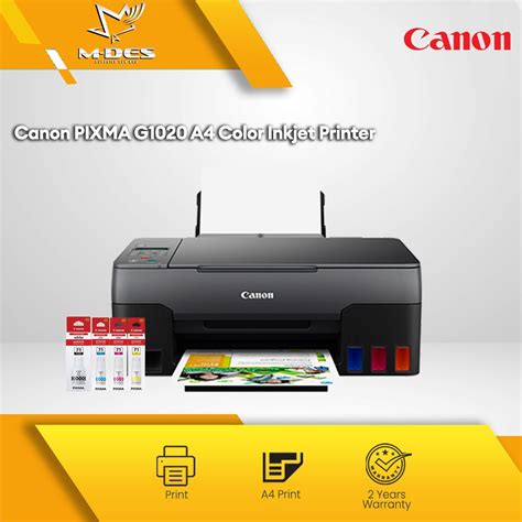 Canon Pixma G1020 Single Function Inkjet Printer Canon Ink Tank Printer Canon Gi 71 Gi71 G