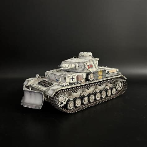 Winter Panzer IV F1 with Red Devil -- TWO IN STOCK. - AX034 - Metal Toy ...