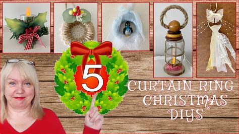 5 Quick And Easy Curtain Ring Christmas Decorations 2022 You Can Make