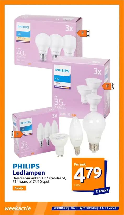 Philips Ledlampen Aanbieding Bij Action