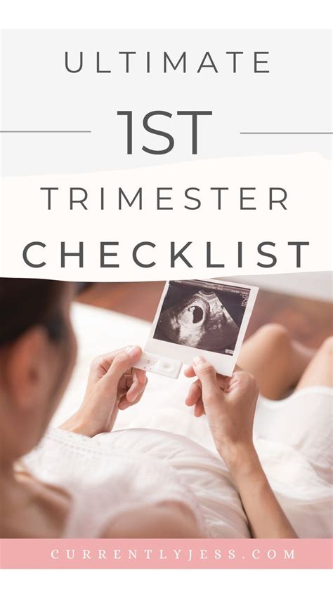 Ultimate First Trimester Pregnancy Checklist Artofit