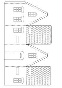 Molde De Casinha Para Imprimir Como Fazer Casinhas De Papel