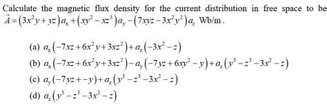 [solved] Calculate The Magnetic Flux Density For T Solutioninn