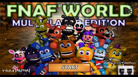 Five Nights At Freddy S FNAF World Multiplayer Edition BattleGrounds