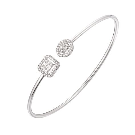 Multi Shape Diamond Bracelet Hdb 388 Diamond