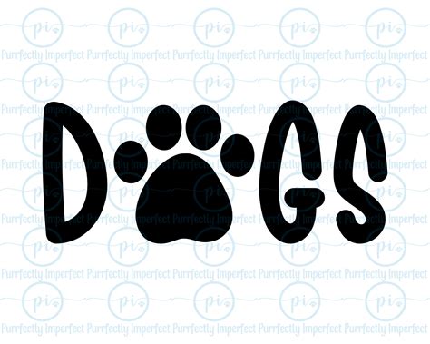 Dogs Word Art / Dogs / Pets / SVG / Cut File / Cricut / | Etsy