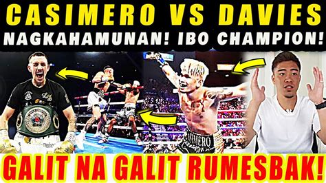 Eto Nagkahamunan Na Casimero Vs Davies Ibo Super Bantam Champion