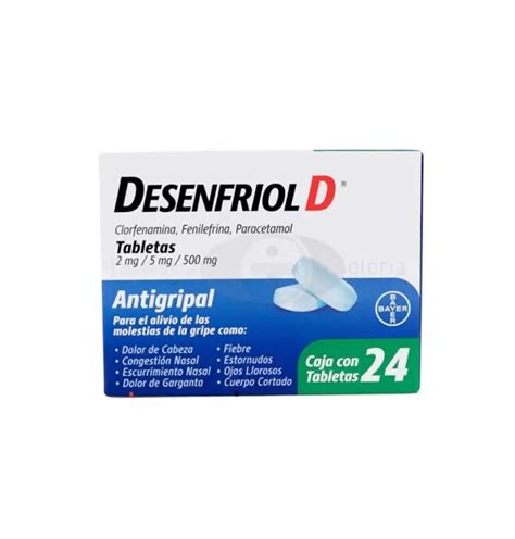 Desenfriol D Mg Mg Mg Con Tabletas