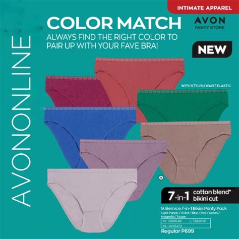 Avon Bernice In Bikini Panty Pack Shopee Philippines