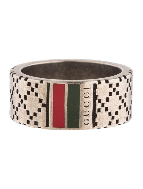 Gucci Diamantissima Wide Band Rings Guc164587 The Realreal