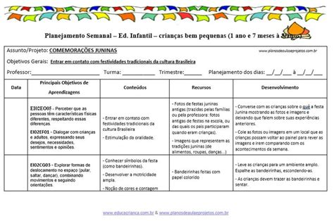 Plano De Aula Trimestral Para Maternal Maio Junho Julho E Agosto