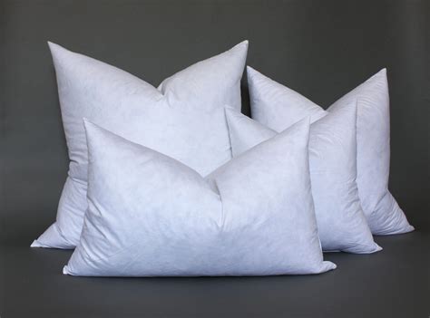 Lumbar Feather Down Pillow Inserts | Throw Pillow Forms - Textileish