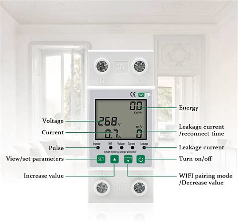 Contatore Energia Elettrica Misuratore Consumo Elettrico Con Kwh Meter