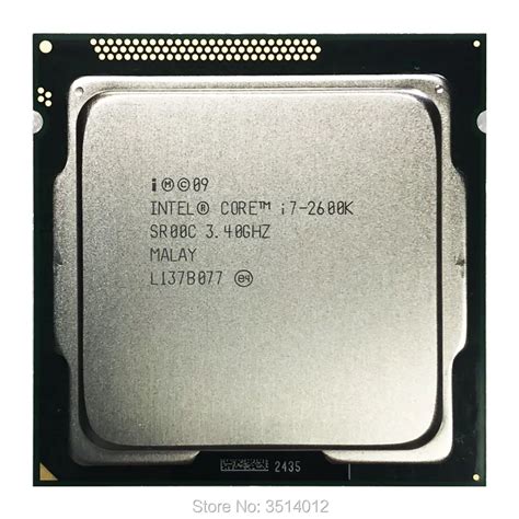 Intel Core I7 2600K I7 2600K 3 4 GHz Quad Core CPU Processor 8M 95W LGA