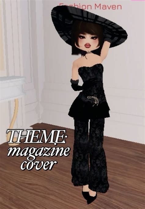 Dress To Impress Outfit Idea Magazine Cover Theme Dresstoimpress Top