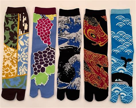 Tabi Socks Japanese Style Unisex Split Toe Tabi Cotton Socks Fit