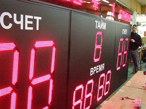 Спортивные табло: купить табло для спорта по низкой цене в Москве